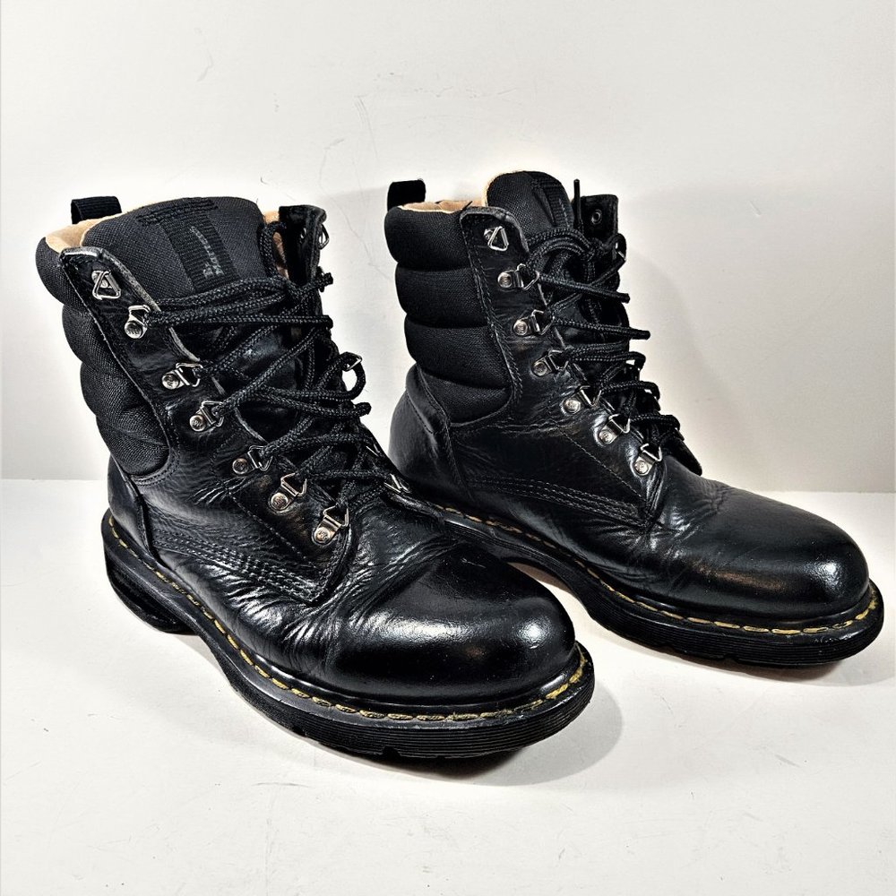 Dr. Martens Unisex Boot US sz 10 / UK sz 9 Series 8B43 Welted Rugged Black